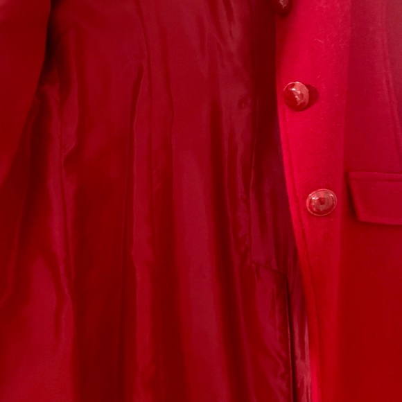 NWT red pea coat - Picture 4 of 5